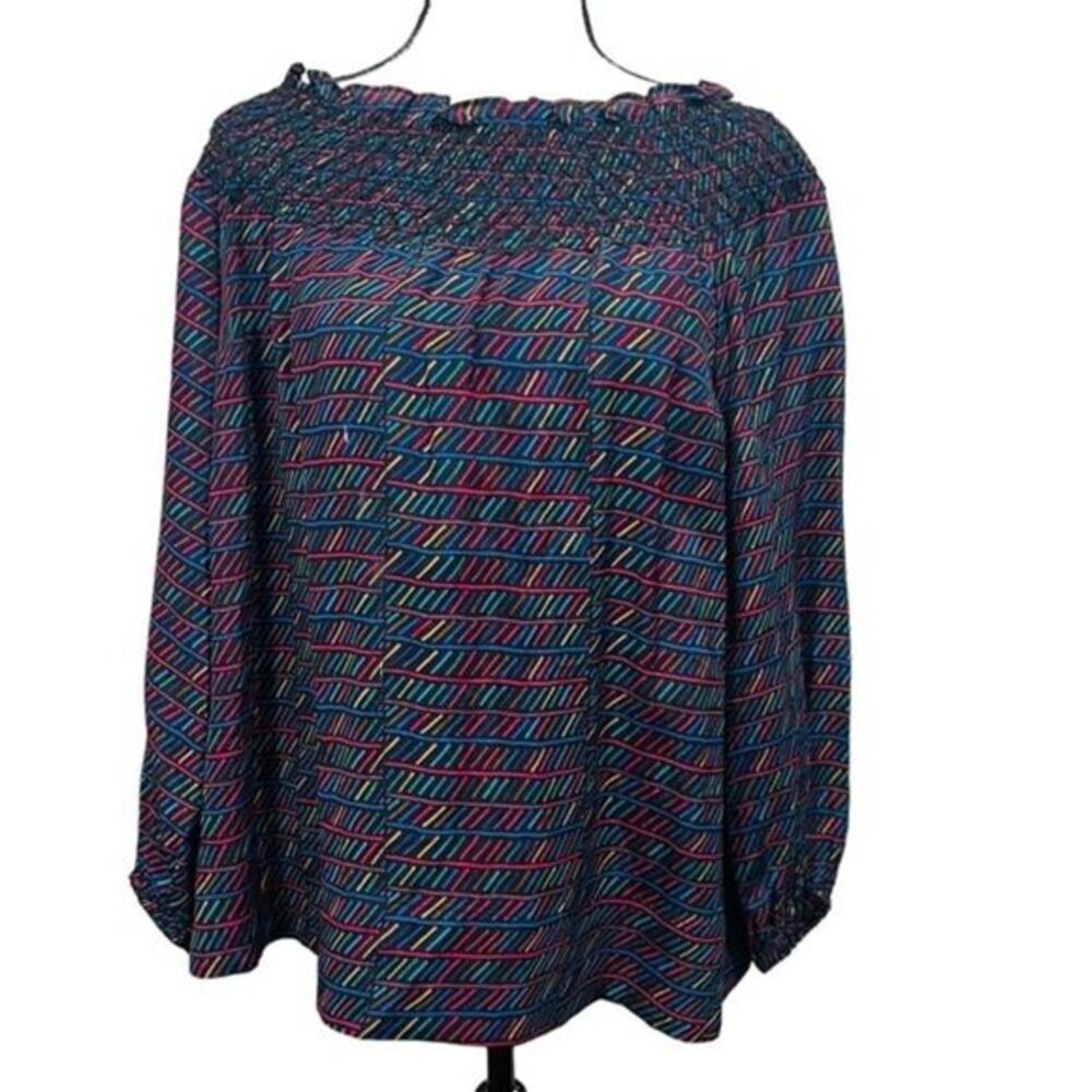 plenty by TRACY REESE Off-the-Shoulder Chemise Blouse top size small